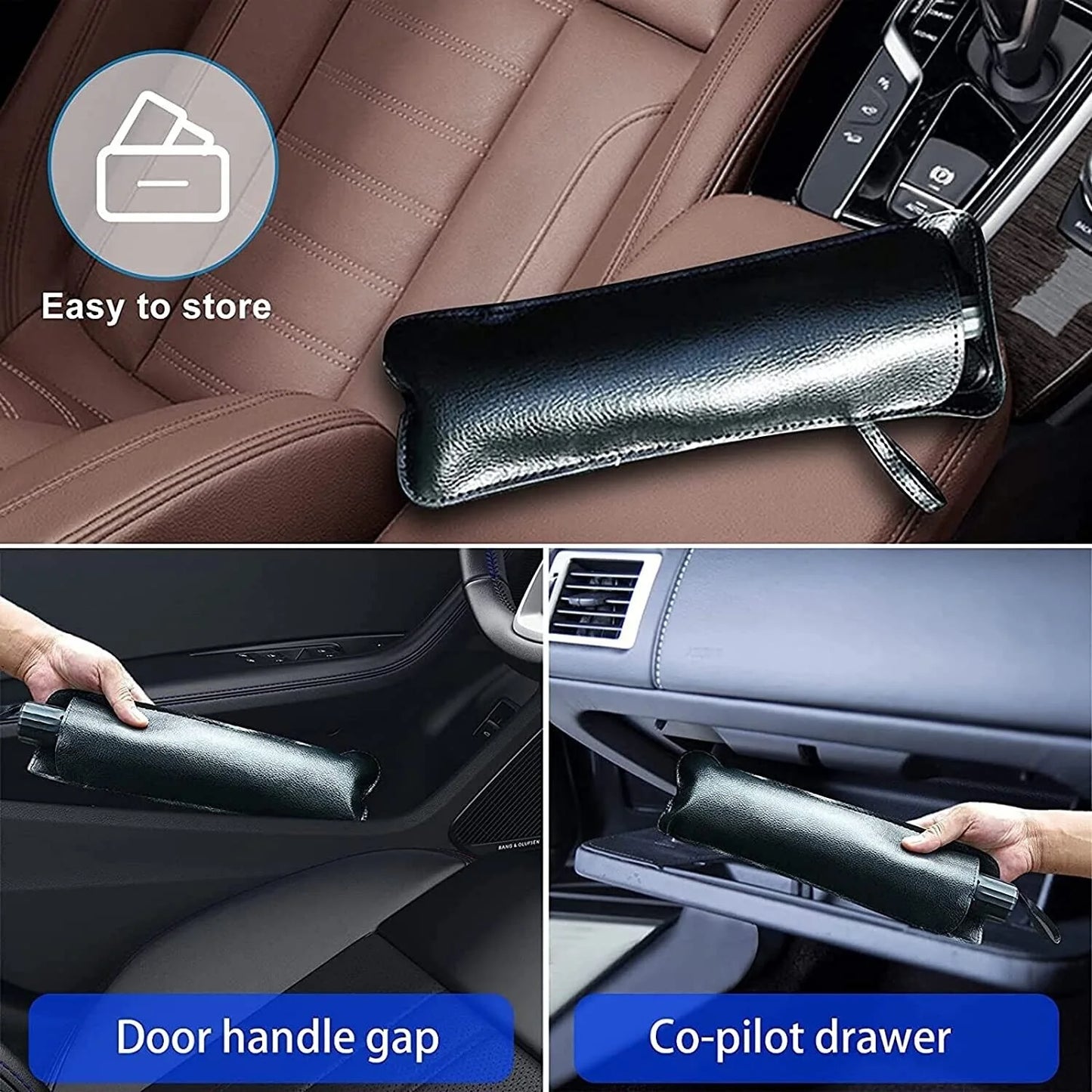 Ultimate 51" Foldable Car Windshield Sun Shade Umbrella - Protect Your Vehicle in Style!