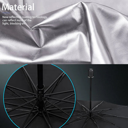 Ultimate 51" Foldable Car Windshield Sun Shade Umbrella - Protect Your Vehicle in Style!